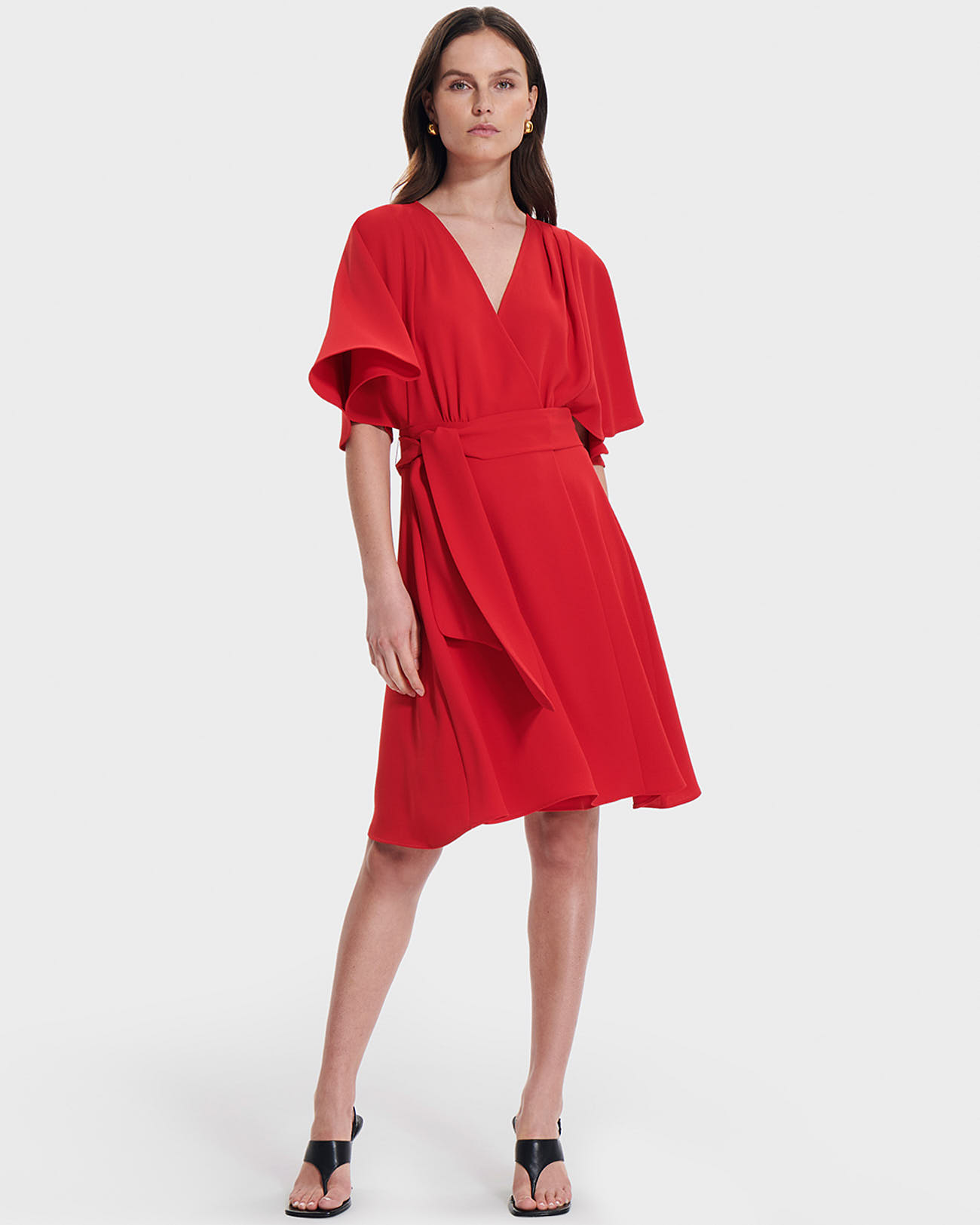 Robe Droite Femme Bicolore Marine Et Rouille - Taille M - Marque TEX - Occasion Très Bon état