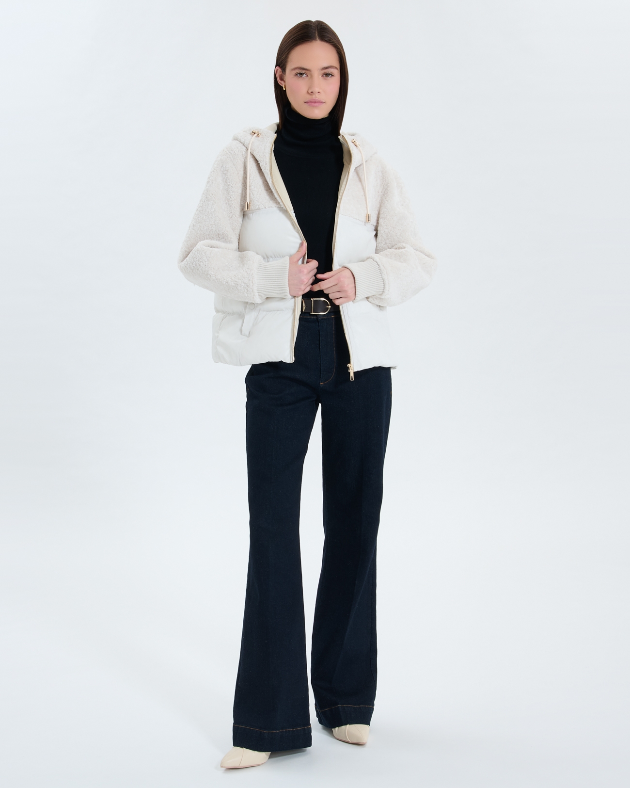 Manteau Court à Capuche Lipsy Pour Femme - Taille 8, Style Mac, Multicolore (rose Principal), Occasion Très Bon état